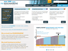 Tablet Screenshot of fmbenchmarking.com